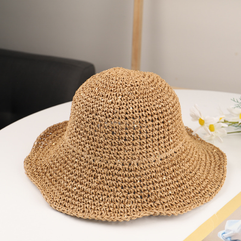 BK00026 Damen-Eimerhut mit kleiner Krempe, Strand-Sonnenschutzhut