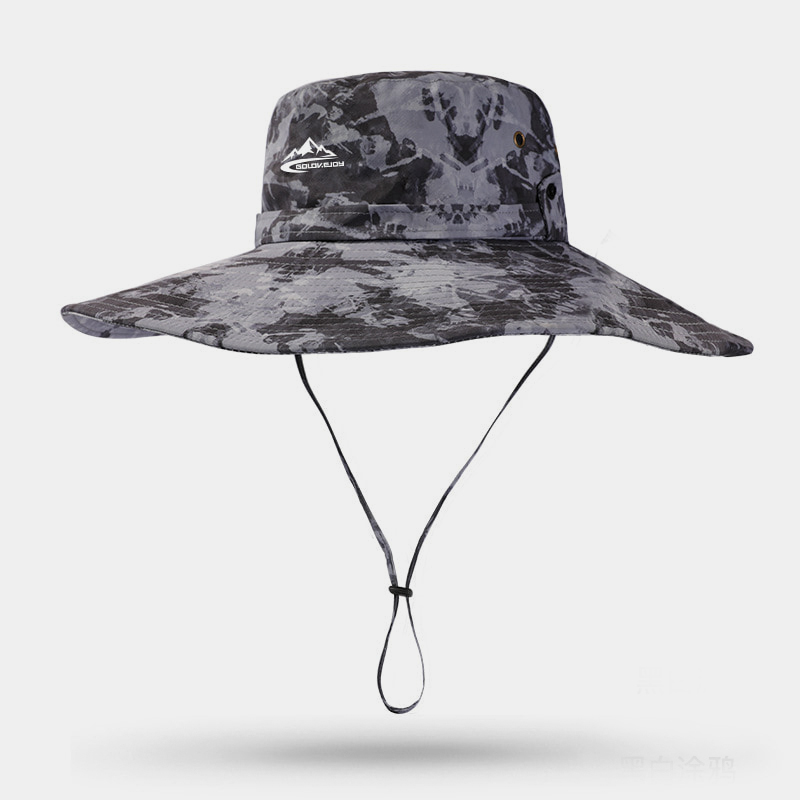BK00028 Sunscreen Big Eaves Hat, wasserdichter, schnell trocknender Fischerhut BK00028 Sunscreen Big Eaves Hat, wasserdichter, schnell trocknender Fischerhut