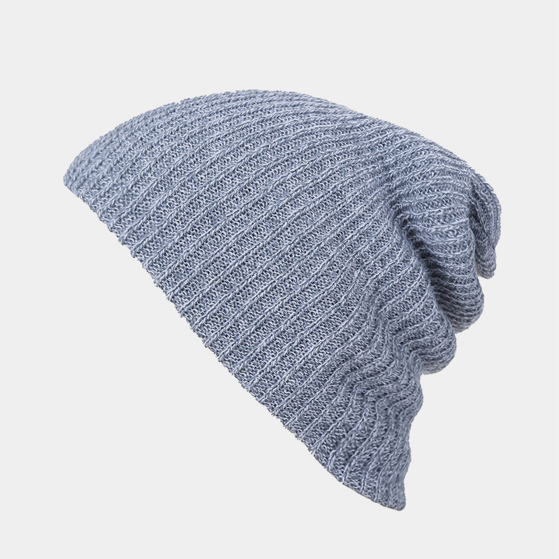 H00059 Gerollte Strickmütze für Erwachsene
