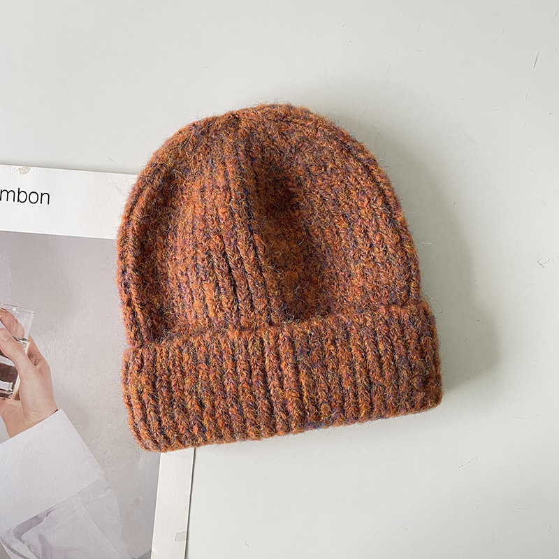 H00069 Damen-Strickmütze aus Baumwolle in verschiedenen Farben