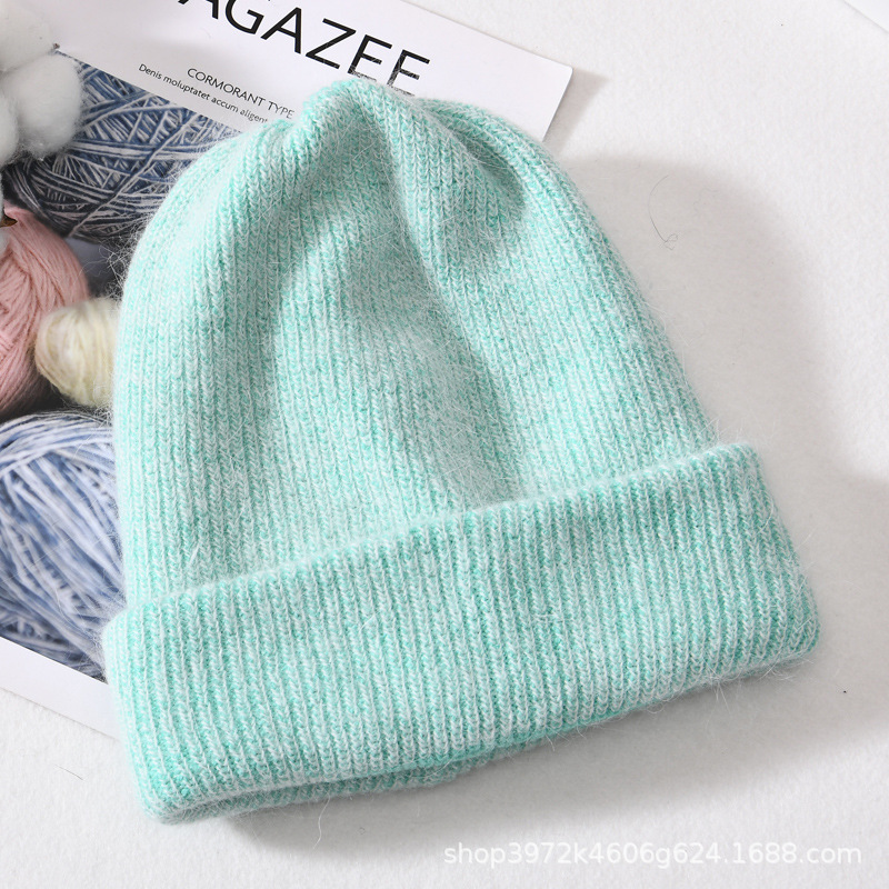 H00064 Strickmütze aus Kaninchendaunenmischung für Erwachsene