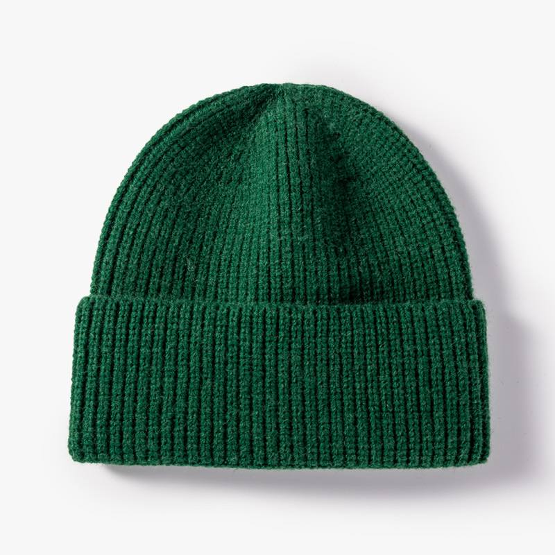 H00078 Mehrfarbige Slouchy-Strickmütze aus Acryl für Damen