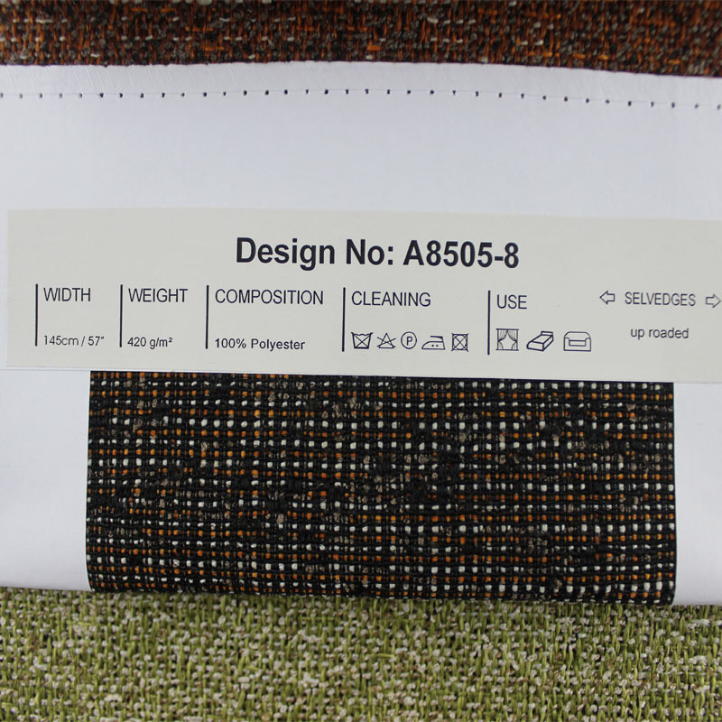 SM-A0033 Sofastoff aus grobem, grobem Leinen imitiertem Leinen