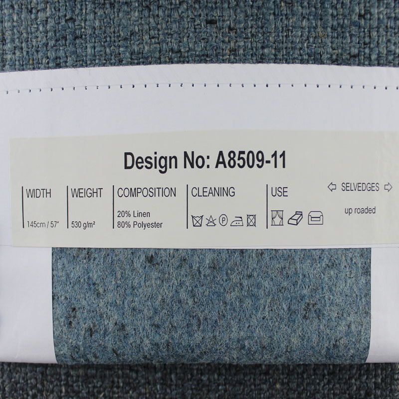 SM-A0034 Sofastoff aus einer Mischung aus Polyester und Leinen mit dicker Dichte