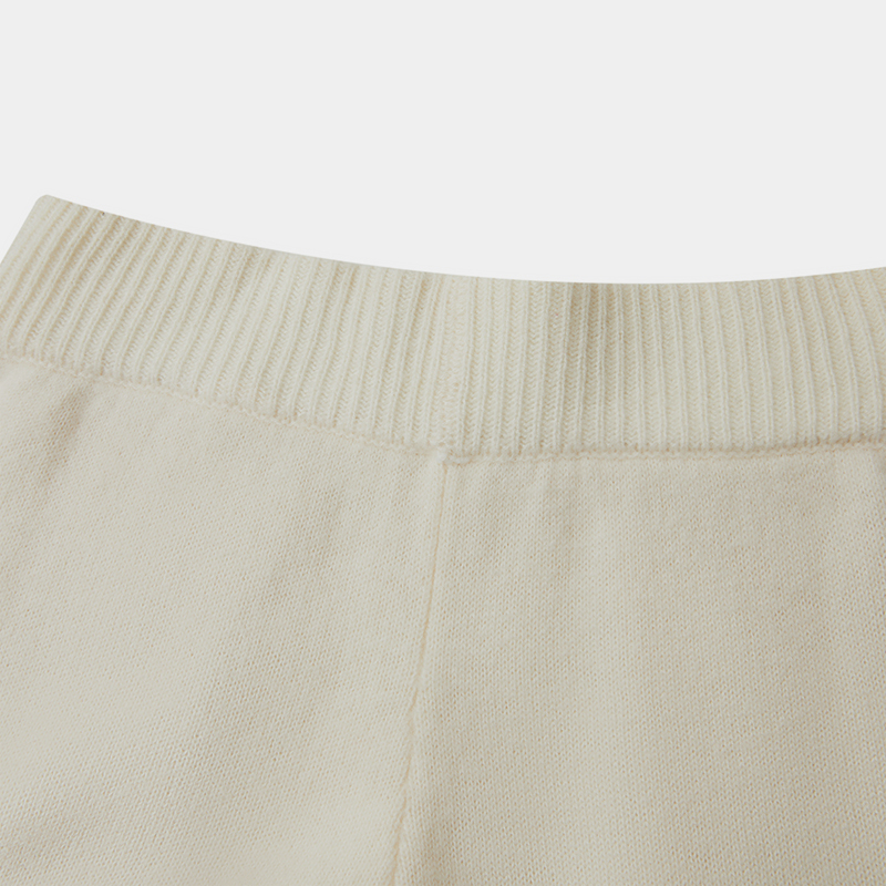 ML2238 Lässige Strickhose mit Schlitz, großen Taschen, schmaler Taille ML2238 Lässige Strickhose mit Schlitz, großen Taschen, schmaler Taille