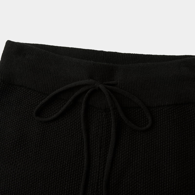 ML2237 Lässige Strickhose mit mittlerer Taille und hoher Dichte ML2237 Lässige Strickhose mit mittlerer Taille und hoher Dichte