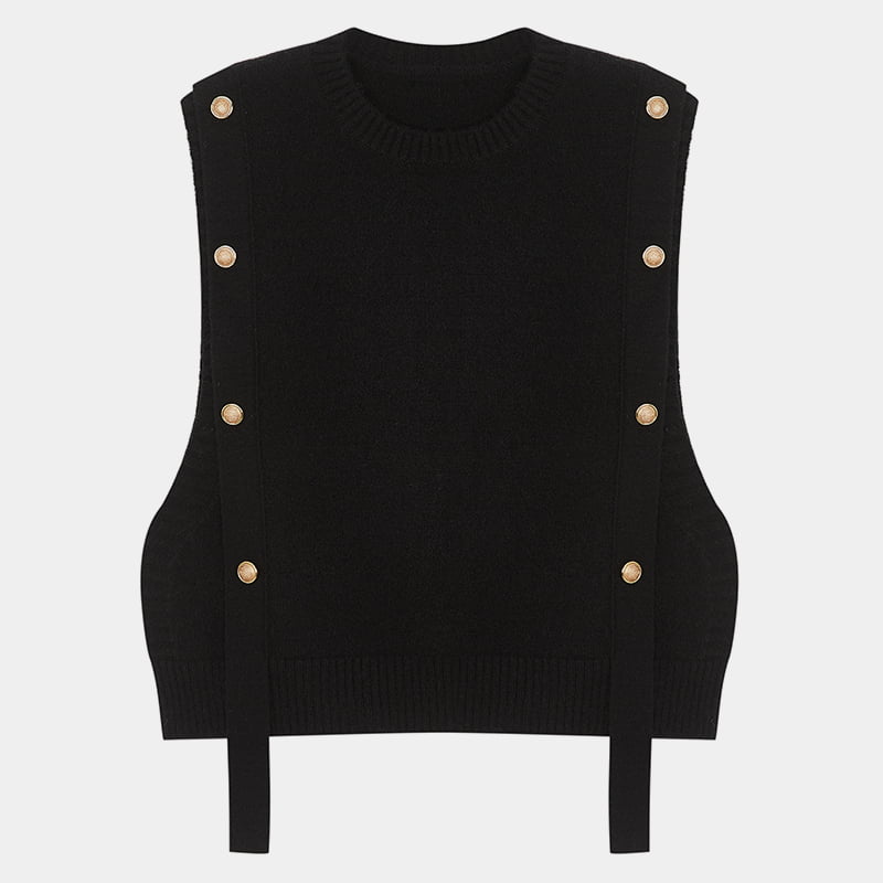 ML2217 Cool Style Fashion Vintage Strickpullover Weste