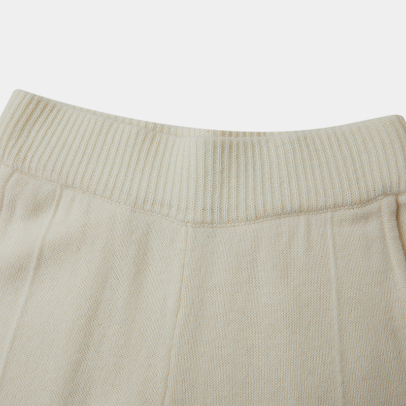 ML2238 Lässige Strickhose mit Schlitz, großen Taschen, schmaler Taille ML2238 Lässige Strickhose mit Schlitz, großen Taschen, schmaler Taille