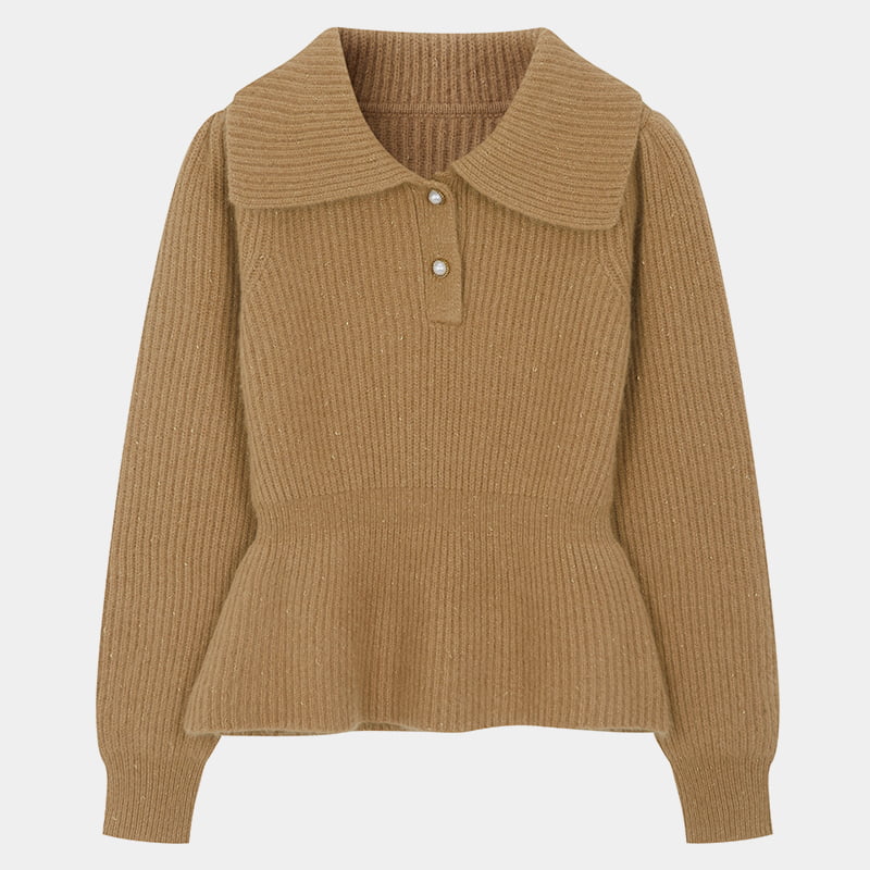 ML2215 French Waist Show Dünner Damen-Strickpullover