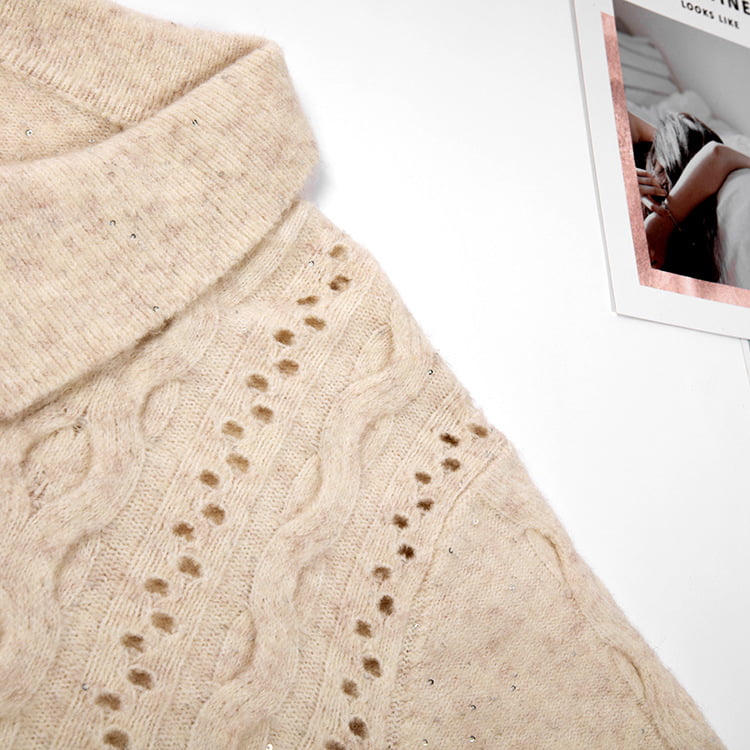 SM-K0012 Frühling Herbst Polo-Revers Einfarbiger Strickpullover mit ausgehöhltem Boden SM-K0012 Frühling Herbst Polo-Revers Einfarbiger Strickpullover mit ausgehöhltem Boden