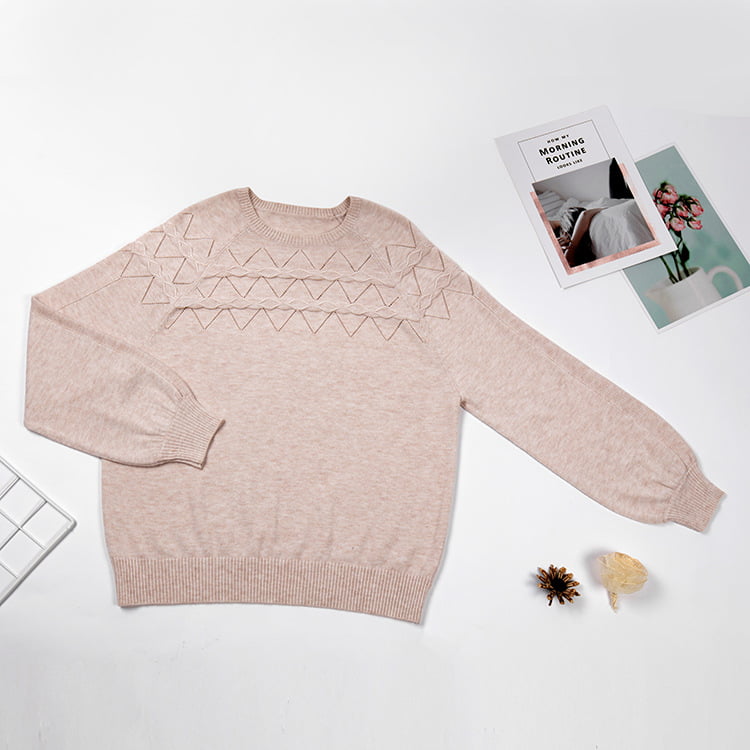 SM-K0042 Lockerer Langarm-Strickpullover, dünnes, gewelltes Hohlstrick-Bottom-Shirt SM-K0042 Lockerer Langarm-Strickpullover, dünnes, gewelltes Hohlstrick-Bottom-Shirt