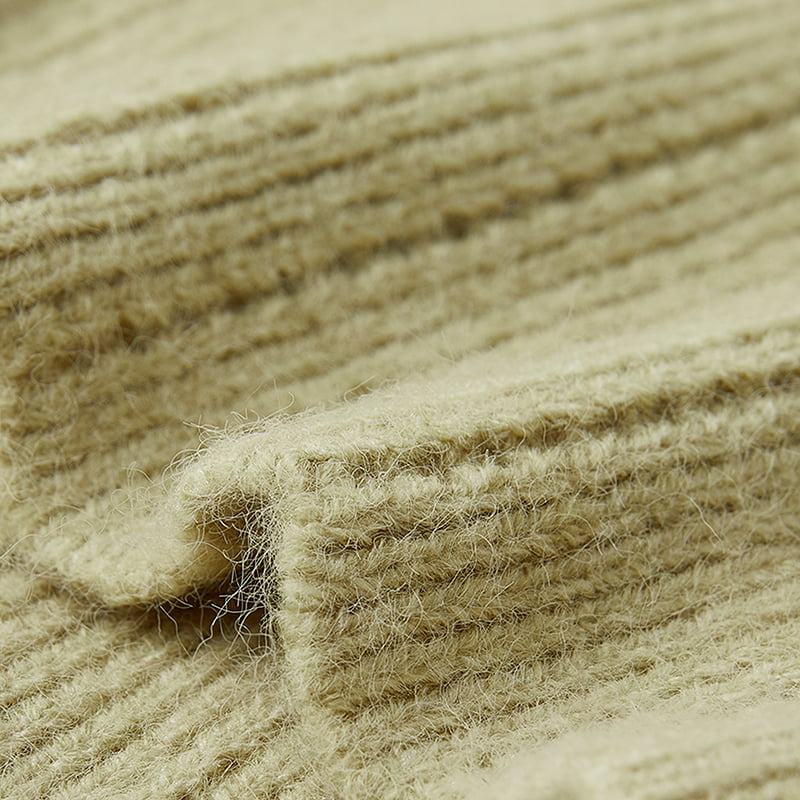 ML2213 Retro japanische handgemachte Strickjacke in Avocadogrün ML2213 Retro japanische handgemachte Strickjacke in Avocadogrün