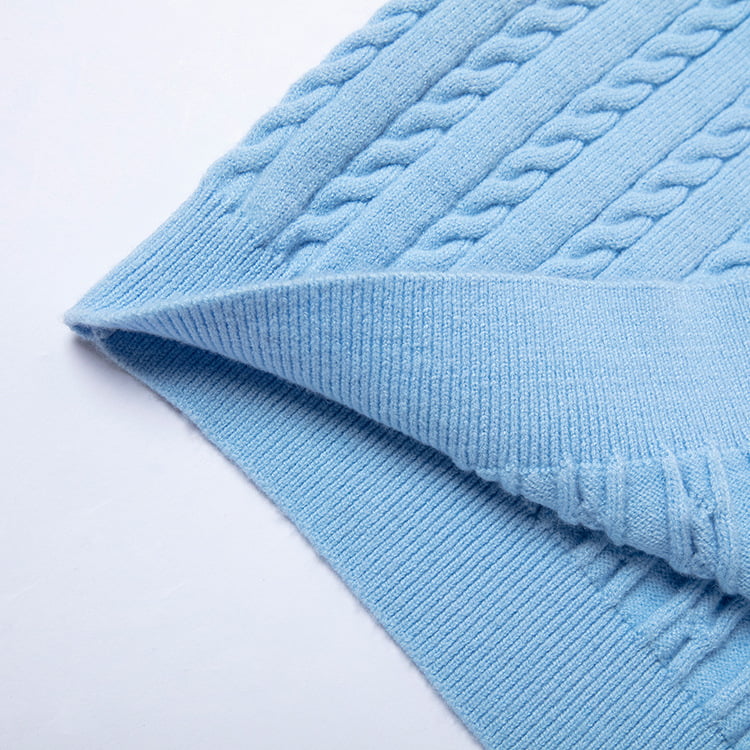 SM-K0035 Einreihiger Strick-Cardigan mit Rundhalsausschnitt und langen Ärmeln aus einfarbigem Jacquard für Frühling und Herbst SM-K0035 Einreihiger Strick-Cardigan mit Rundhalsausschnitt und langen Ärmeln aus einfarbigem Jacquard für Frühling und Herbst